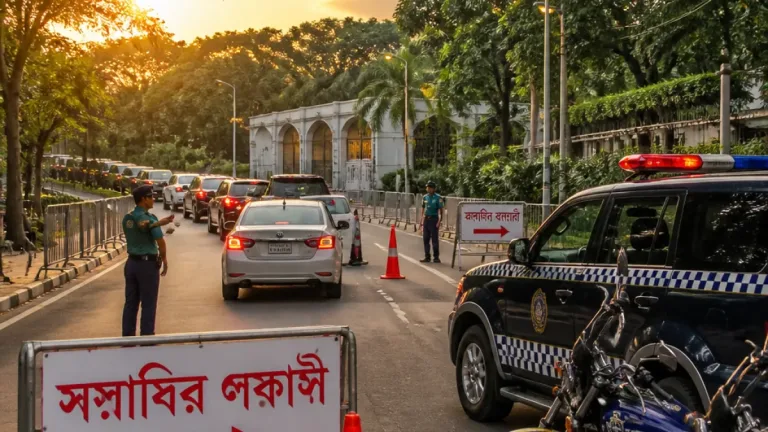 রাষ্ট্রপতির শপথ অনুষ্ঠানে ঢাকা শহরে বিকেল থেকে রাত পর্যন্ত বিশেষ ট্রাফিক ব্যাবস্থা