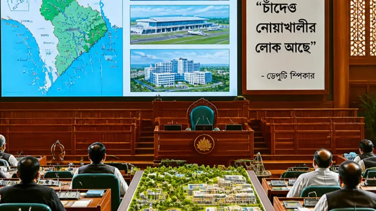 সংসদে নোয়াখালীকে বিভাগ ঘোষণা ও নতুন অবকাঠামো: এমপি’র দাবি, ডেপুটি স্পিকারের রসিকতা