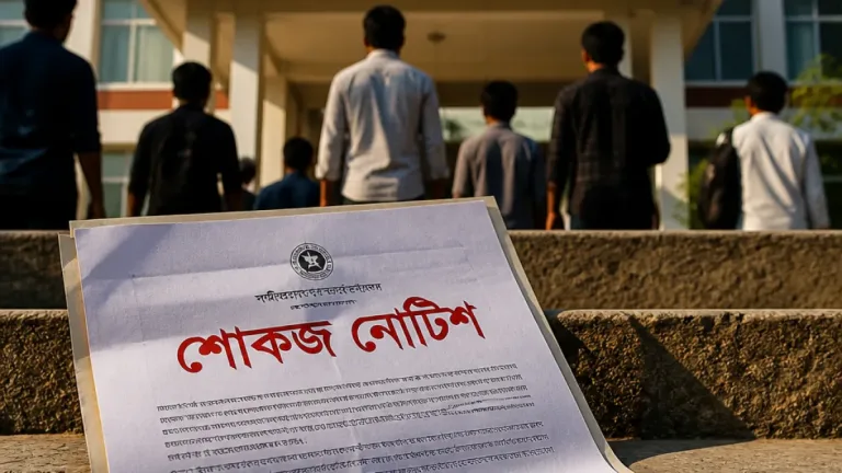 শরীয়তপুর নারী ও শিশু ট্রাইব্যুনালের পিপিকে কারণ দেখানোর নোটিশ