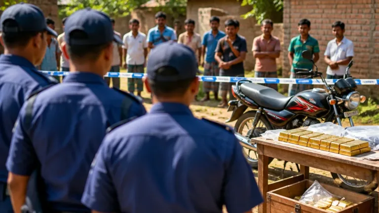 শার্শায় বিশেষ অভিযানে ১৮ পিস সোনার বার উদ্ধার, একজন আটক