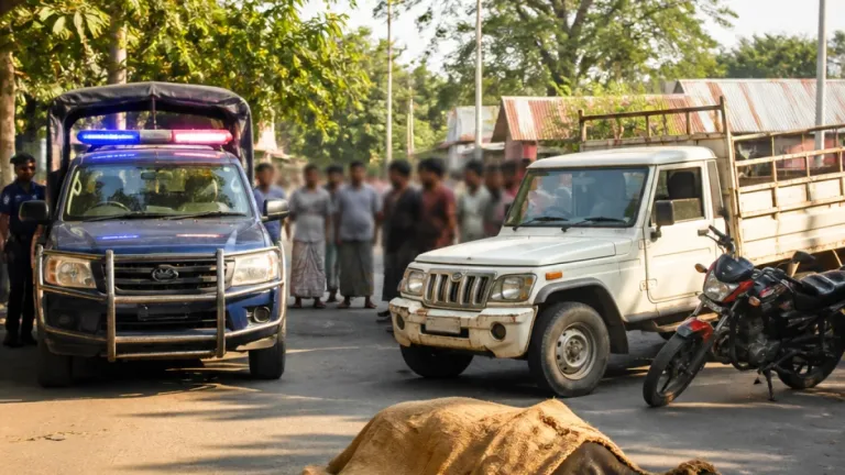 সাতক্ষীরায় অসুস্থ গরু বাজারে বিক্রির চেষ্টা, পাঁচজন গ্রেপ্তার ও যানবাহন জব্দ
