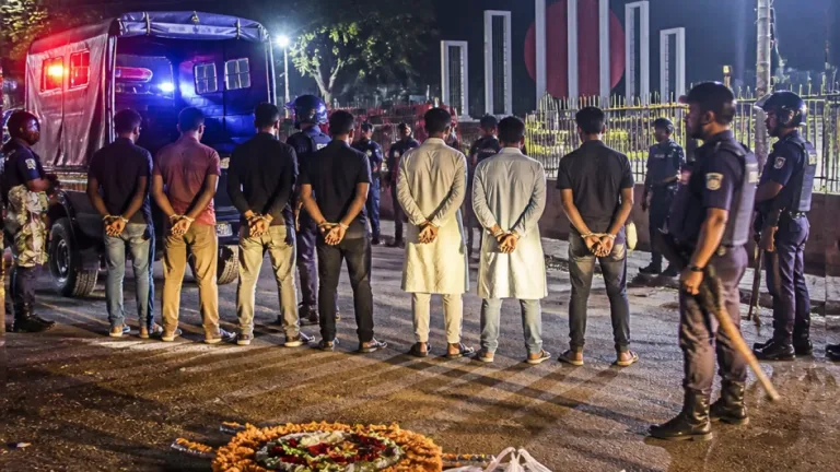 শেরপুরে নিষিদ্ধ ঘোষিত দলের কর্মসূচি চেষ্টায় ছয়জন গ্রেফতার