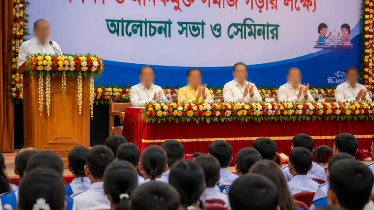 শিক্ষাকে জোর দিয়ে মাদকমুক্ত সমাজ গঠনের প্রতিশ্রুতি মন্ত্রীর