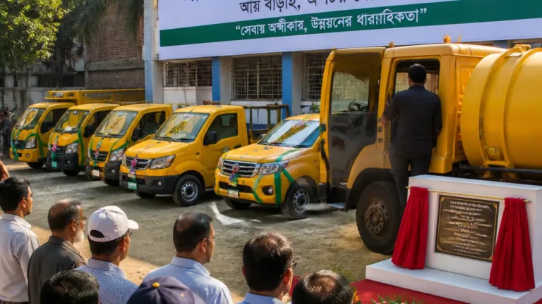 সিরাজগঞ্জে মন্ত্রীকে দেখতে ট্রাকে উঠলেন—অর্থ তহবিল ও পৌরসেবার ভবিষ্যত নিয়ে সতর্কবার্তা