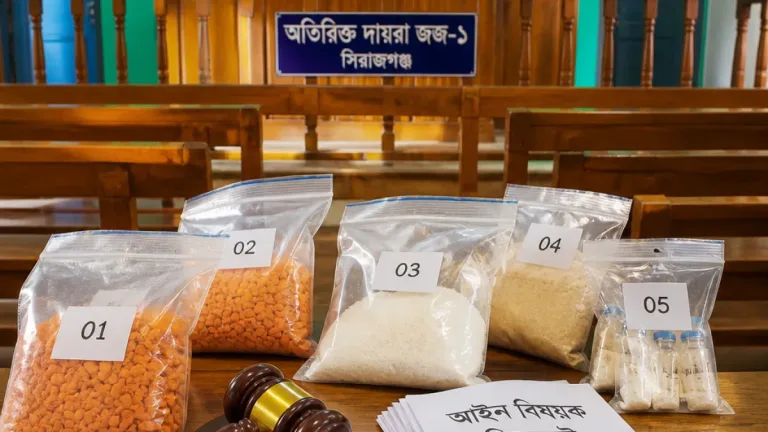 সিরাজগঞ্জে পৃথক মাদক মামলায় দুই আসামিকে যাবজ্জীবন ও জরিমানা