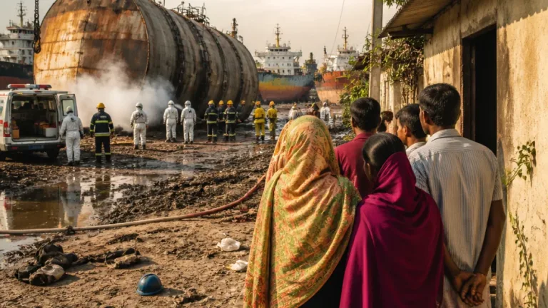 সীতাকুণ্ডে জাহাজভাঙা কারখানায় বিষাক্ত গ্যাসে নিহত ৯: পরিবারে শোক‑আহত অনিশ্চয়তা