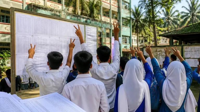 সুনামগঞ্জে এসএসসি ও সমমানে পাসের হার ৫৩.৮৪ শতাংশ, জিপিএ-৫ পেয়েছে ৪৪৩ জন