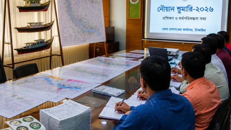 টাঙ্গাইলে শুরু হতে যাচ্ছে দেশের প্রথম 'নৌযান শুমারি-২০২৬'—২০ থেকে ২৯ আগস্ট সর্বত্র কার্যক্রম