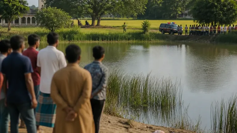 ঠনঠনিয়ার পুকুরে গোসলে নেমে আট বছরের শিশুর মৃত্যু: স্থানীয় নিরাপত্তা নিয়ে প্রশ্ন