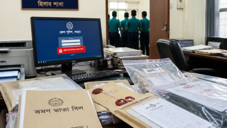 টিএ বিল জালিয়াতি: বগুড়া পুলিশের মামলায় প্রায় ৩০ সদস্যের নাম, আত্মসাত ৩ কোটি