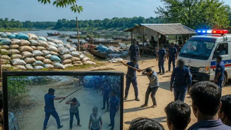 তৃশাল বালু ঘাটে ইউএনওর মারধরের ভিডিও ভাইরাল, জেলা প্রশাসক তদন্তের আশ্বাস
