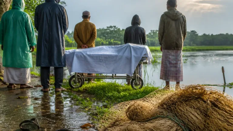উল্লাপাড়ায় বজ্রপাতে ৬৪ বছরের কৃষকের মৃত্যু, বাড়িতে নেওয়ার পরই মৃত্যু ঘোষণা