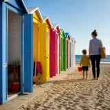 Cabines de plage en Normandie : un patrimoine familial et coloré qui façonne l’art de vivre du littoral