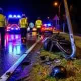 Vitteaux : un adolescent de 15 ans dans un état grave après avoir percuté un lampadaire