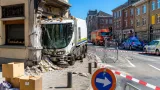 Fermeture autour de la rue Saint-Nicolas à Nancy : périmètre de sécurité après un choc contre un immeuble