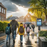 Rentrée scolaire sous un ciel instable : pluie, brouillard et hausse progressive des températures