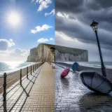 Semaine contrastée en Seine‑Maritime : soleil en début de semaine, pluie jeudi‑vendredi