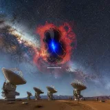 Un vent soufflerait depuis le trou noir central de la Voie lactée, selon des observations ALMA