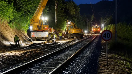 Andenne : la circulation ferroviaire rétablie après l'inondation à Bas-Oha, mais la vigilance reste de mise