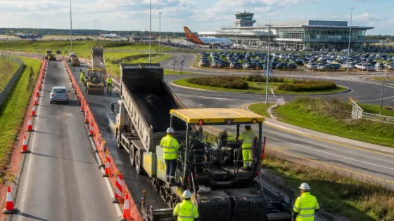 Charleroi : chantier sur la N568 près de l’aéroport, circulation modifiée pendant au moins deux semaines