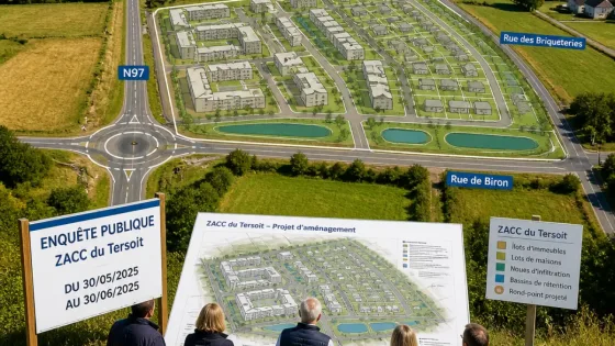 Ciney : près de 300 logements envisagés sur la ZACC du Tersoit, l'enquête publique en cours
