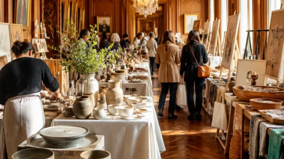 Courcelles : 18 créateurs présentent les métiers d’art au château, un rendez‑vous à suivre