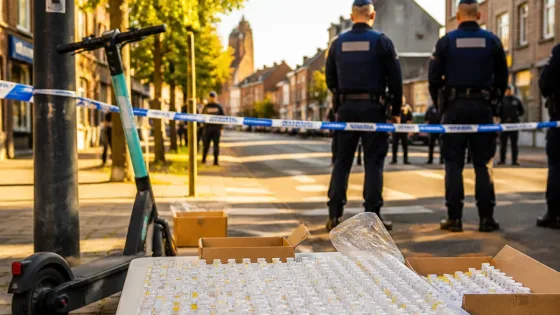 Herstal : interpellation d’un mineur et découverte d’une centaine de fioles de « Pète ton crâne »