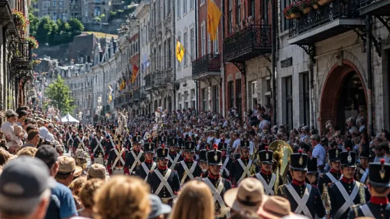 Huy : près de 5 000 spectateurs pour le grand retour du cortège des Septennales