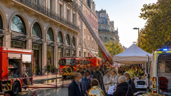 Incendie à la Galerie Louise : un mort, évacuation et centre d'accueil à Ixelles