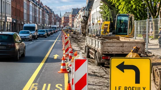 La Louvière : début de la 2e phase du chantier du Métrobus sur la N535 le 28 septembre
