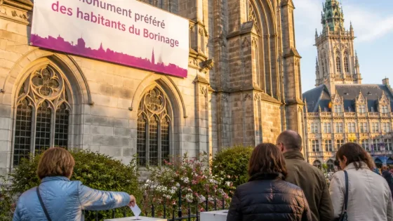 Mons : la collégiale Sainte-Waudru élue monument préféré des habitants du Borinage