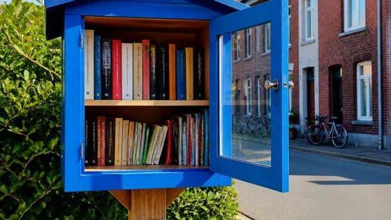 Mouscron : la 15e boîte à livres installée au Petit Cornil, une première hors-abords d’école