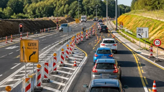 Nivelles : fermetures et déviations sur la N252 autour de l’échangeur « Nivelles Nord » dès le 21 septembre