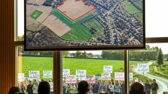 Projet de dépôt TEC à Wavre : le collège interrogé après la mobilisation des riverains