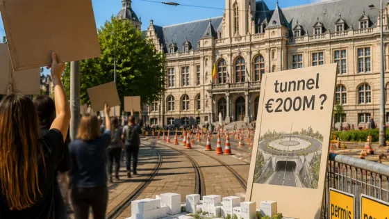 Schaerbeek: le projet Meiser divise la commune entre tunnel, carrefour et colère politique