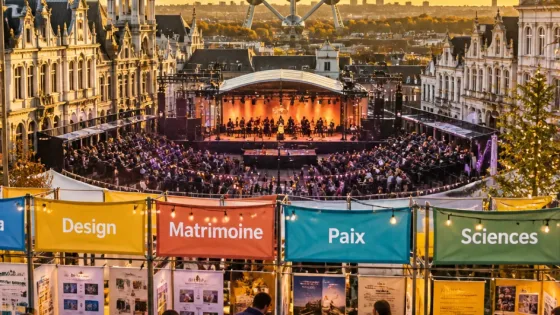 Week-end chargé à Bruxelles : design, matrimoine, paix et sciences au programme