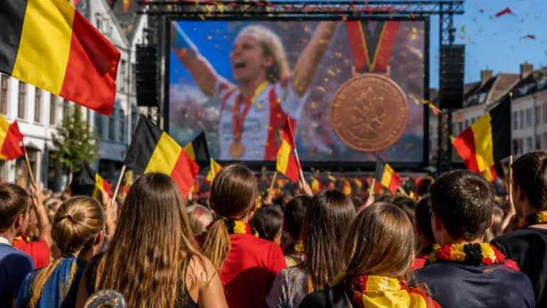 À Ans, la fierté belge après le bronze historique des Red Panthers à la Coupe du monde