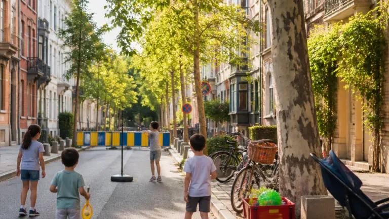 À Bruxelles, des « rues aux jeux » pour rendre l'espace public aux enfants, mais l'initiative peine à décoller