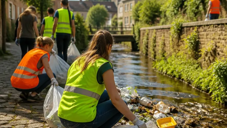 À Hamme-Mille, cinq jeunes retirent des kilos de déchets des cours d’eau