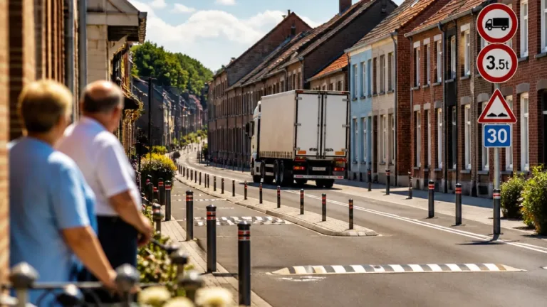À proximité d'Ath : le chemin d'Ath à Lessines fait l'objet de mesures pour réduire le trafic lourd