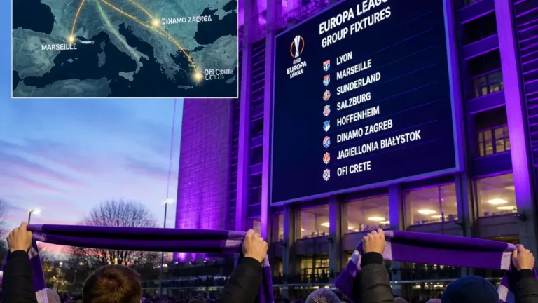 Anderlecht hérite d'un groupe relevé en Europa League : Lyon, Marseille et Sunderland au programme