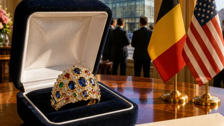 Anvers au cœur d'une polémique : des sénateurs américains interpellent les diamantaires après un cadeau à Donald Trump