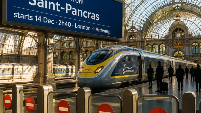 Anvers: Eurostar proposera dès décembre une liaison directe Londres—Antwerp-Centraal