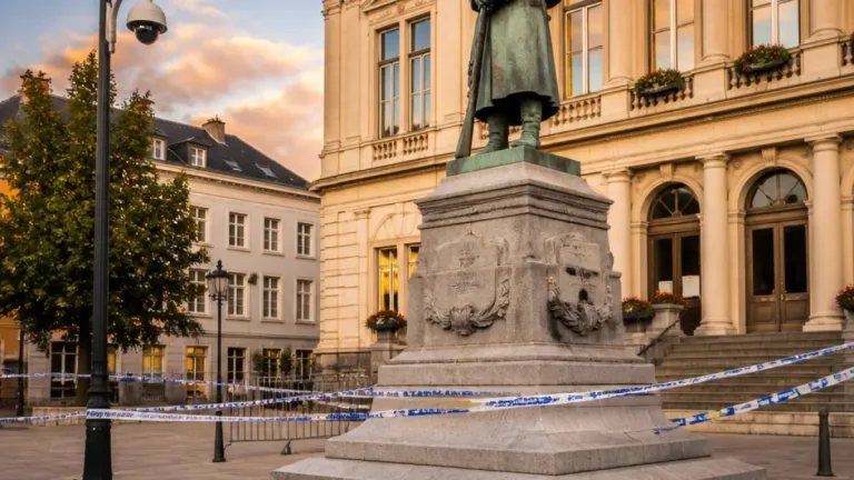 Arlon : la statue du « Jass » vandalisée, canon et baïonnette disparus