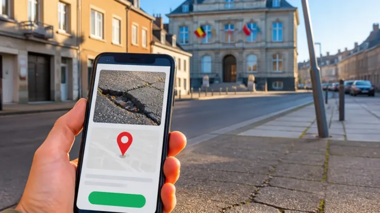 Arlon teste BetterStreet, une appli pour signaler les problèmes de l’espace public