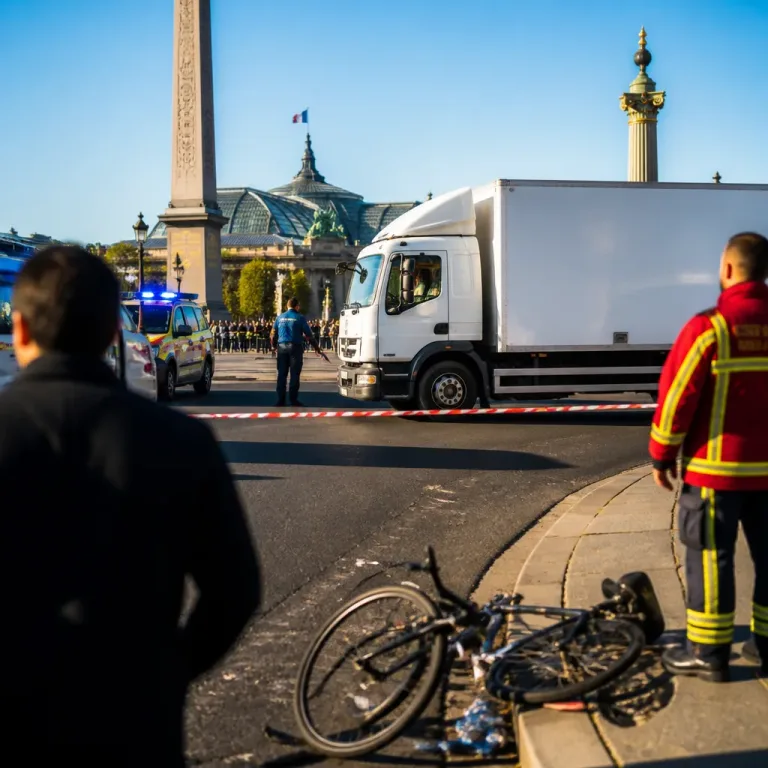 Une rédactrice du Figaro tuée à vélo près de la place de la Concorde : une collision liée à un angle mort