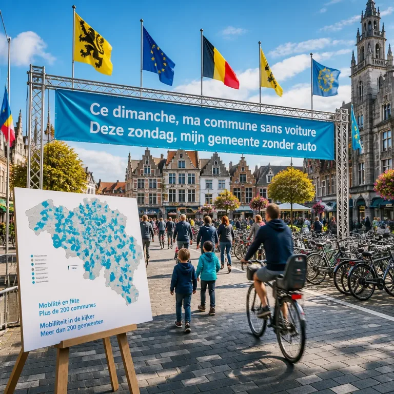 Record de participation au « Dimanche sans voiture » : plus de 70 communes belges attendues