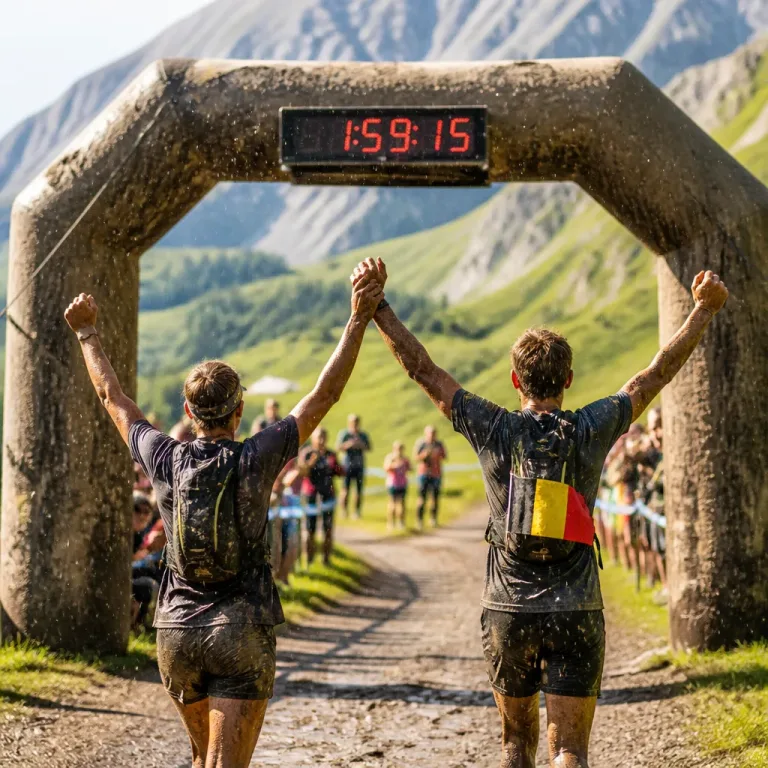 Sébastien Berthe et Joke Descheemaeker sacrés champions de Belgique de skyrunning à l’Échappée Belle