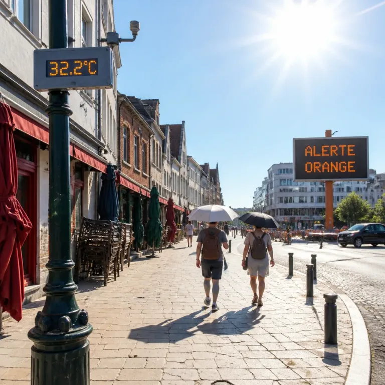 Canicule : quasi toute la Belgique placée en alerte orange, des records battus à Uccle