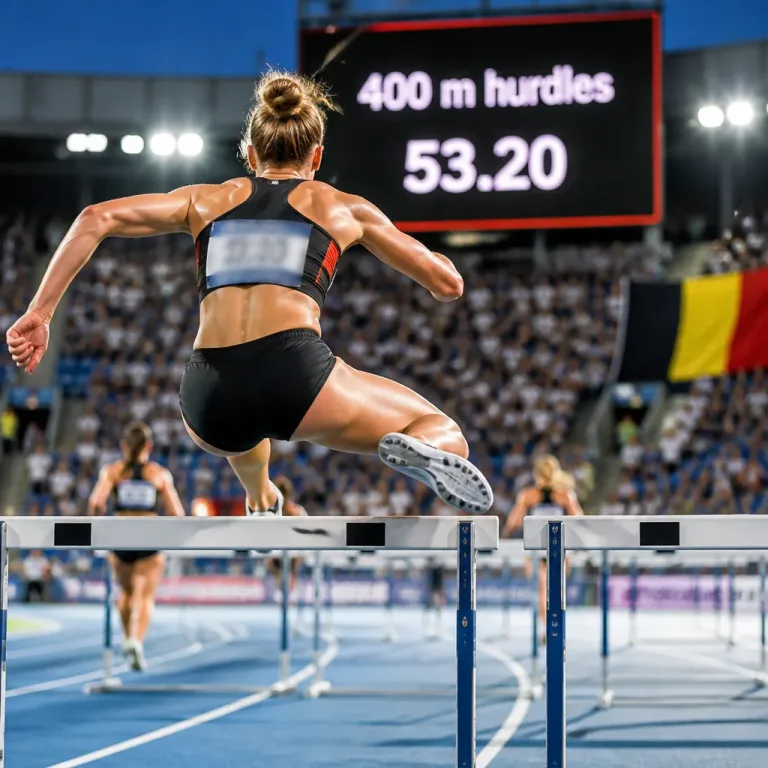 Paulien Couckuyt porte une nouvelle fois le record belge du 400 m haies à 53"20